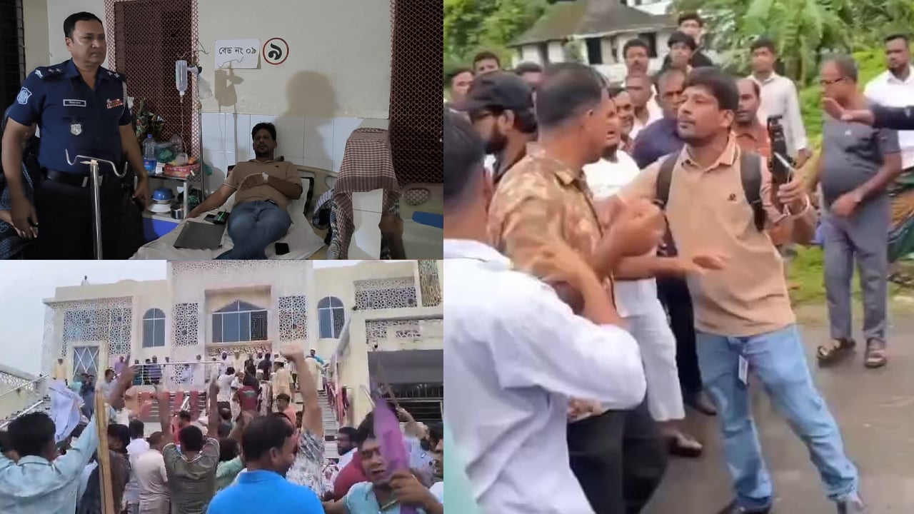 জাজিরায় জামায়াতের কর্মসূচিতে বিএনপির হামলা, ভিডিও করায় সাংবাদিককে মারধর
