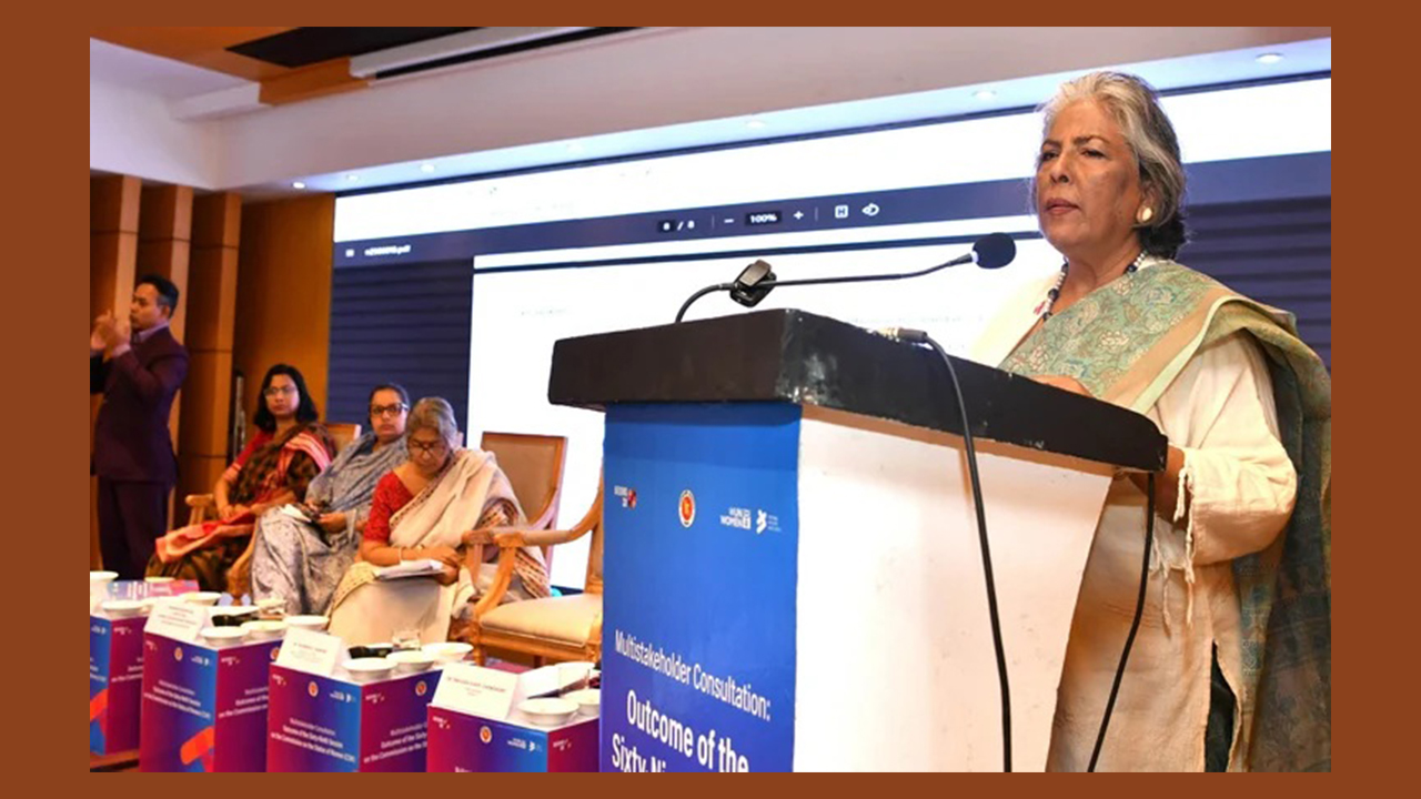 নারীর প্রতি সহিংসতা প্রতিরোধে সকলের ঐক্যবদ্ধ হওয়া প্রয়োজন: শারমীন এস মুরশিদ
