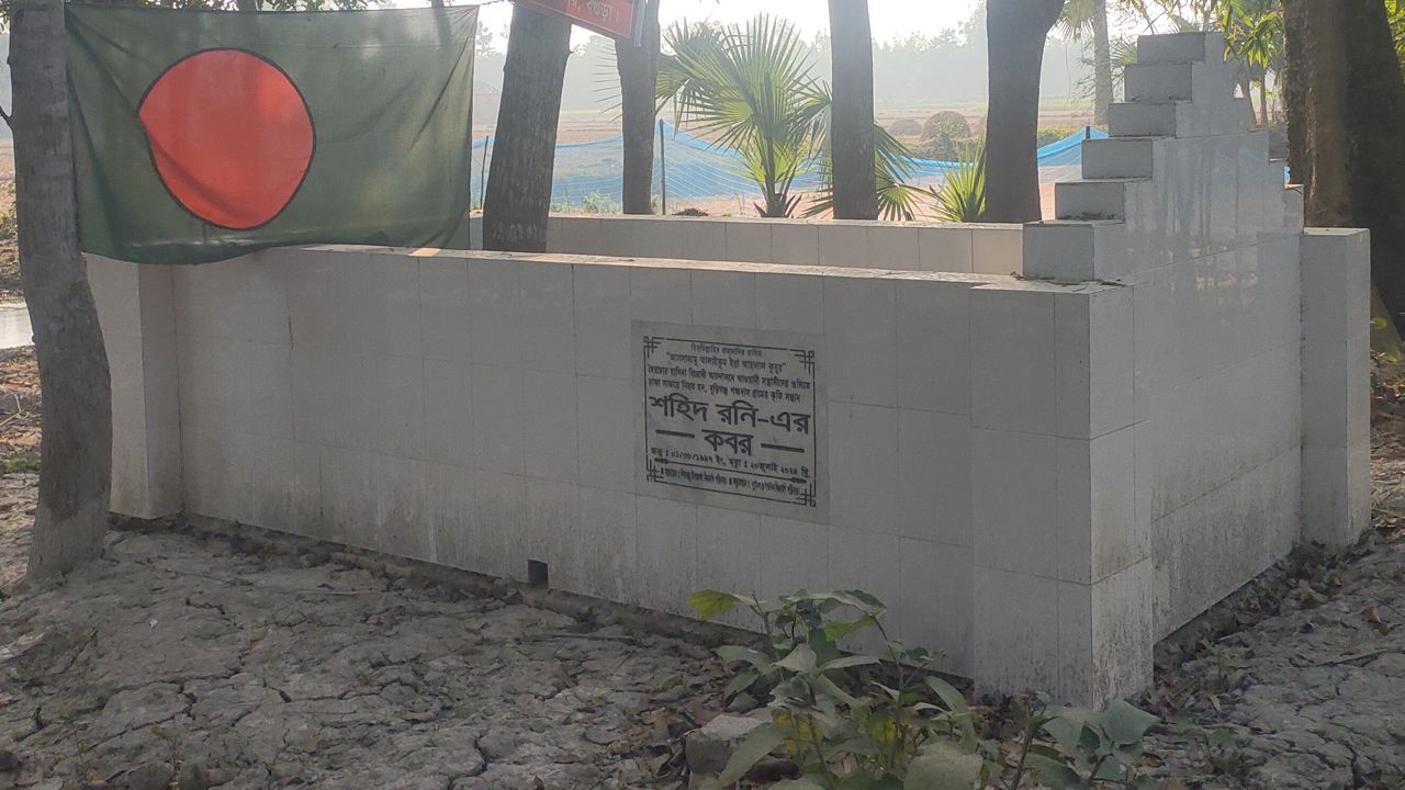 শহীদ রনির কবর