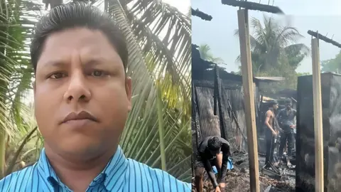 সোনাইমুড়ীতে প্রতিবেশীর ঘরের আগুন নেভাতে গিয়ে দগ্ধ যুবকের মৃত্যু