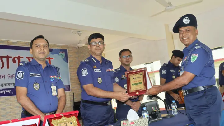পঞ্চমবারের মতো সুনামগঞ্জের শ্রেষ্ঠ ওসি রতন শেখ