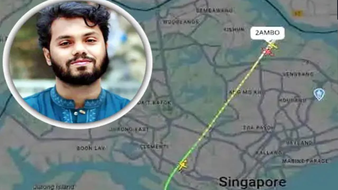 সিঙ্গাপুর পৌঁছেছে হাদিকে বহনকারী এয়ার অ্যাম্বুলেন্স