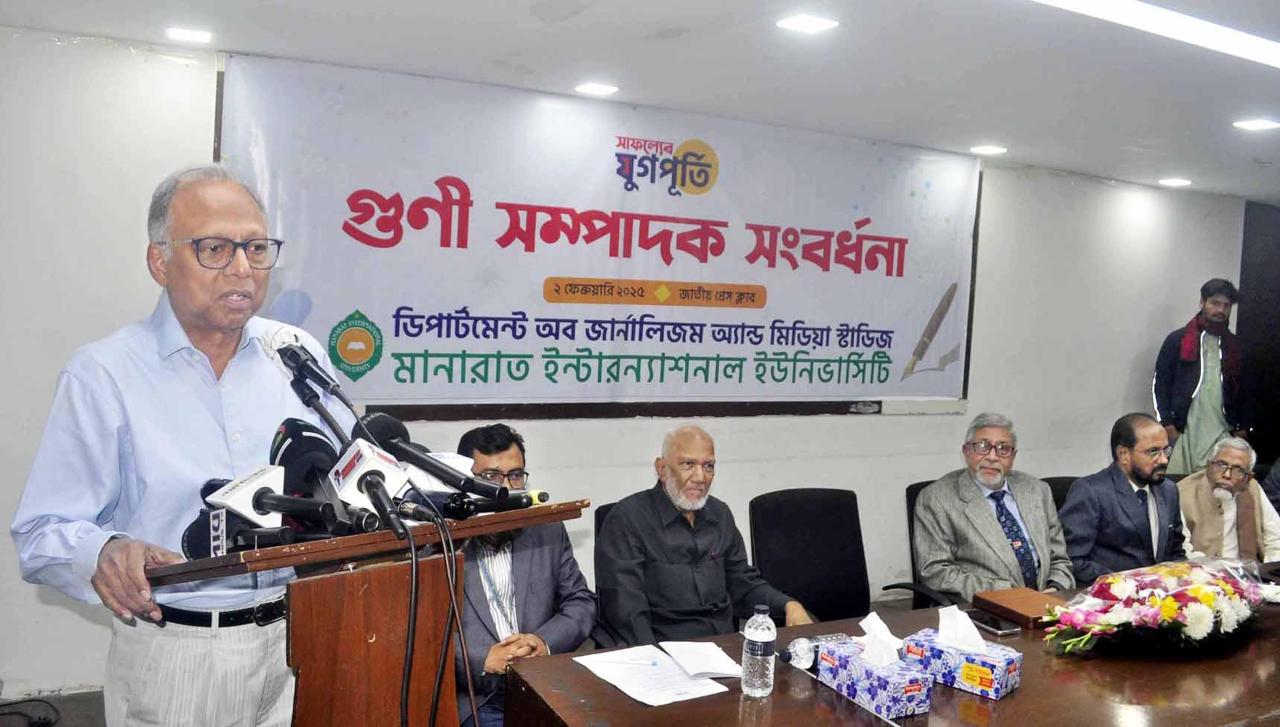 ইসলামপন্থী স্কলাররা মিডিয়ায় প্রাপ্য সম্মান পান না: মাহমুদুর রহমান