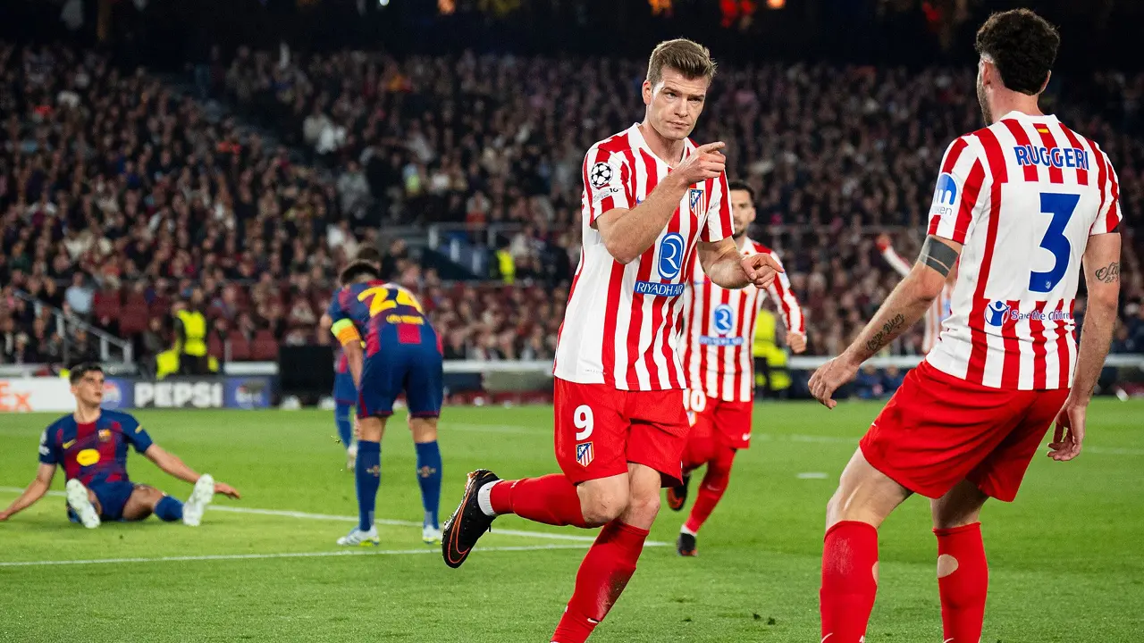 ক্যাম্প ন্যুতে ১০ জনের বার্সাকে হারিয়ে এগিয়ে অ্যাতলেটিকো