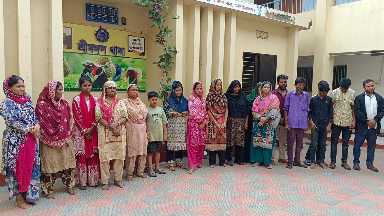 শ্রীমঙ্গল সীমান্তে ১৯ জনকে পুশইন
