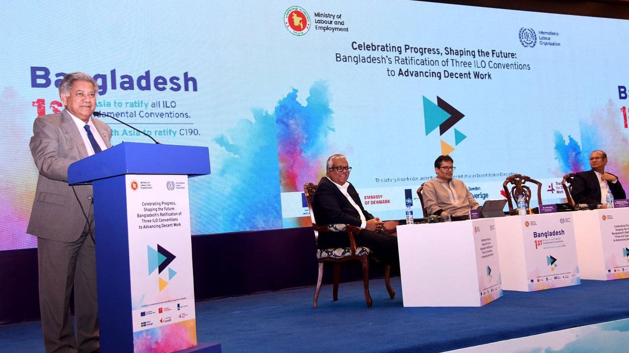 আইএলওর ৩টি কনভেনশন একসঙ্গে অনুসমর্থন ঐতিহাসিক সিদ্ধান্ত