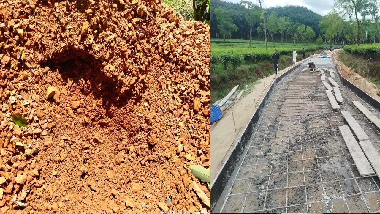৪ কোটি টাকার প্রকল্পে অনিয়ম, এলাকাবাসীর বাধায় কাজ বন্ধ
