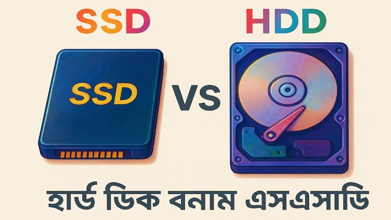 কম্পিউটারের জন্য কোনটা ভালো : SSD না HDD