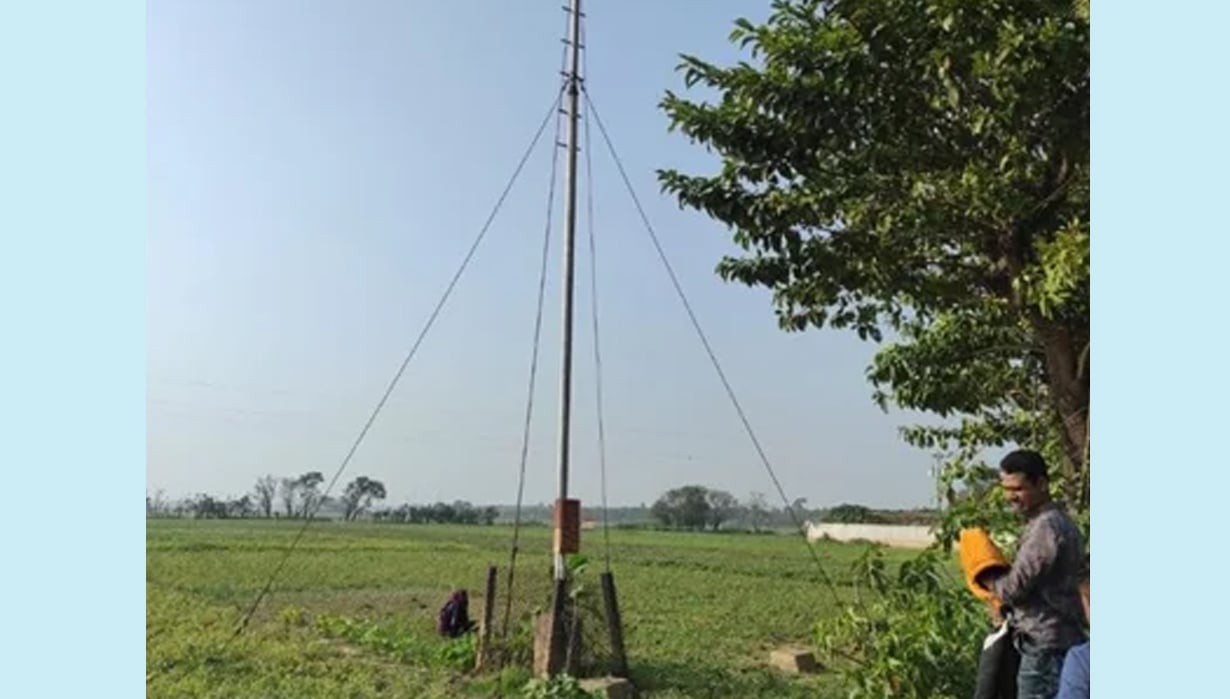 হাওরে বজ্রনিরোধক দণ্ড অকেজো বাড়ছে প্রাণহানির ঘটনা