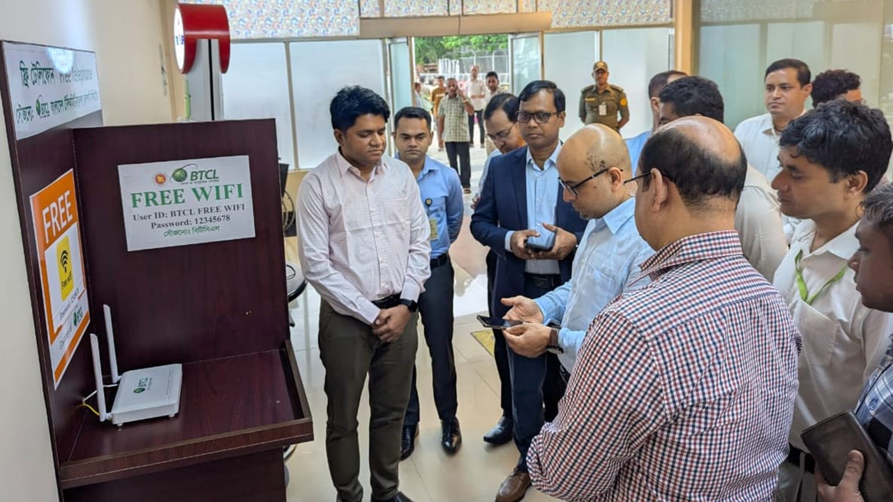 সিলেট বিমানবন্দরে ফ্রি ওয়াইফাই ও ফ্রি টেলিফোন সেবা চালু