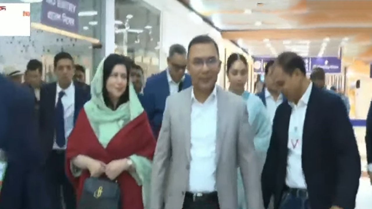 ঢাকায় পা রাখলেন তারেক রহমান