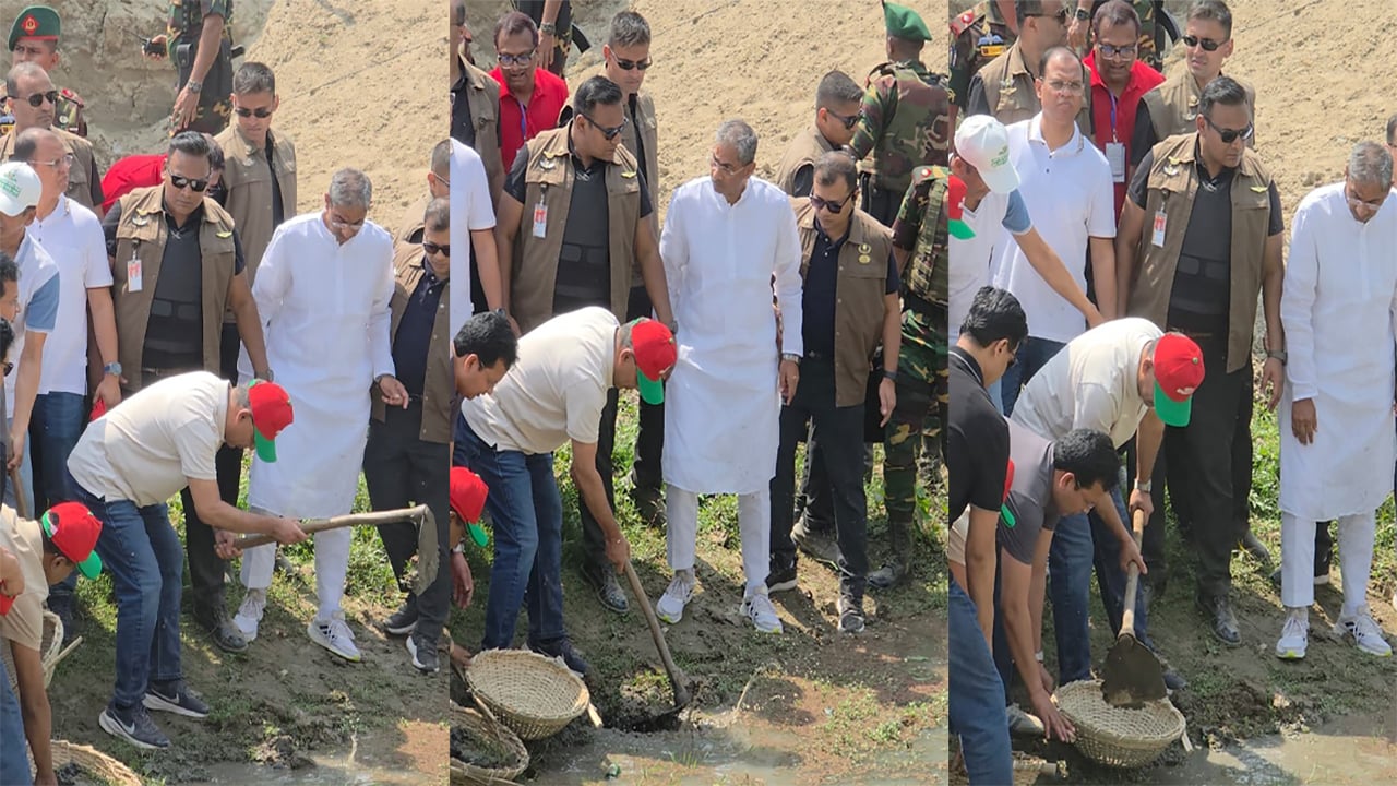 খাল খনন কর্মসূচির উদ্বোধন করলেন প্রধানমন্ত্রী