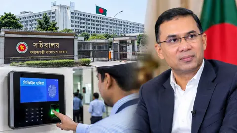 সচিবালয়ে ডিজিটাল হাজিরা, তদারকিতে প্রধানমন্ত্রী