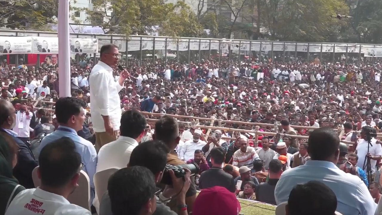 দেশ পুনর্গঠনে ধানের শীষে ভোট চাইলেন তারেক রহমান