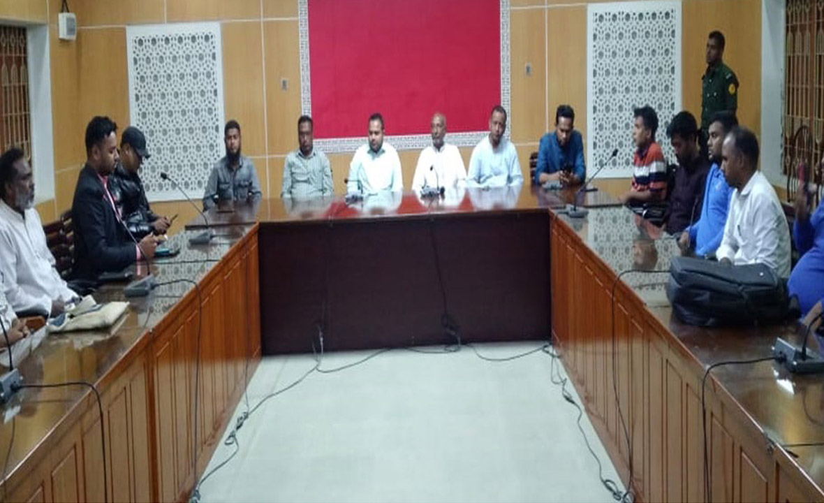 তেঁতুলিয়ায় সাংবাদিকদের সাথে নবাগত ইউএনও'র মতবিনিময়