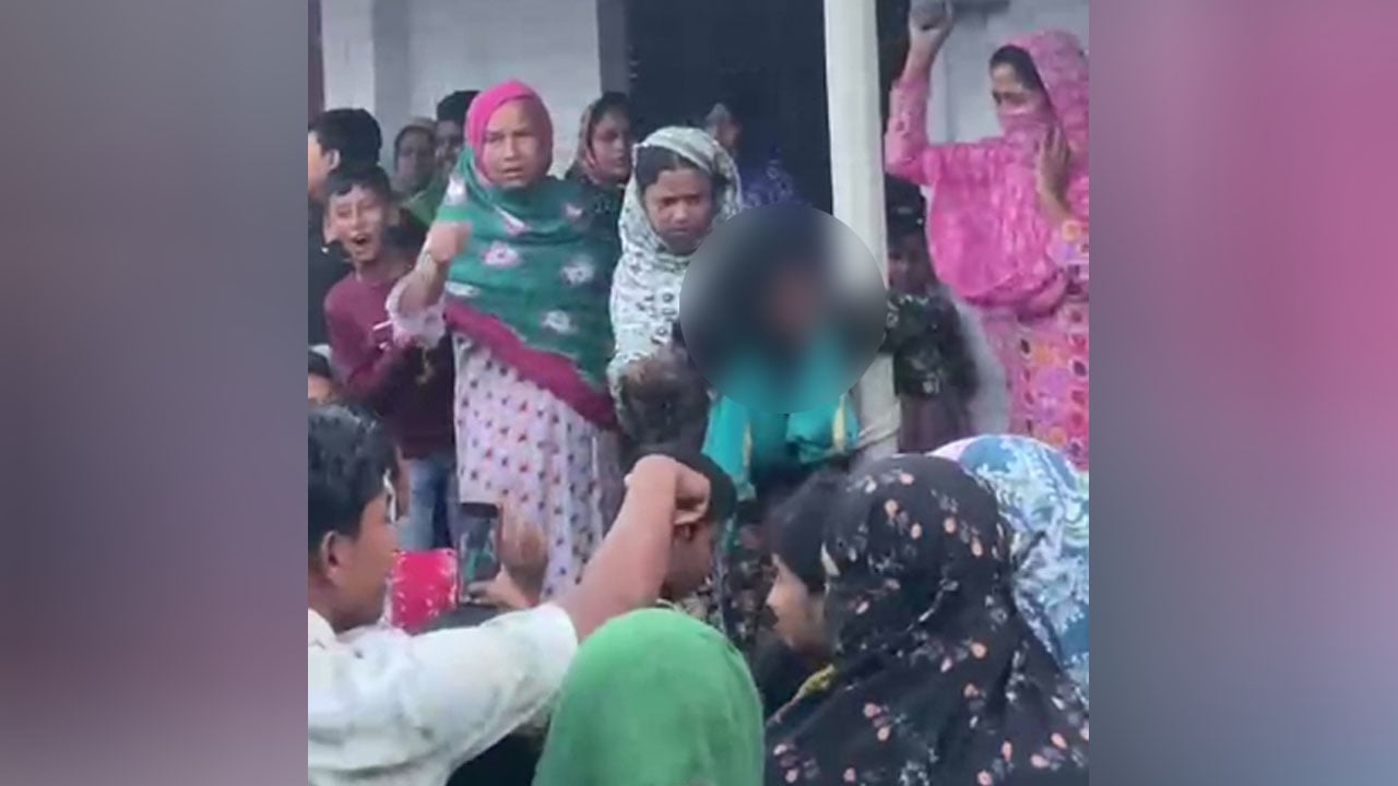 নূপুর চুরির অভিযোগে নারীকে বেঁধে নির্যাতন, মাথা ন্যাড়া স্বামীর