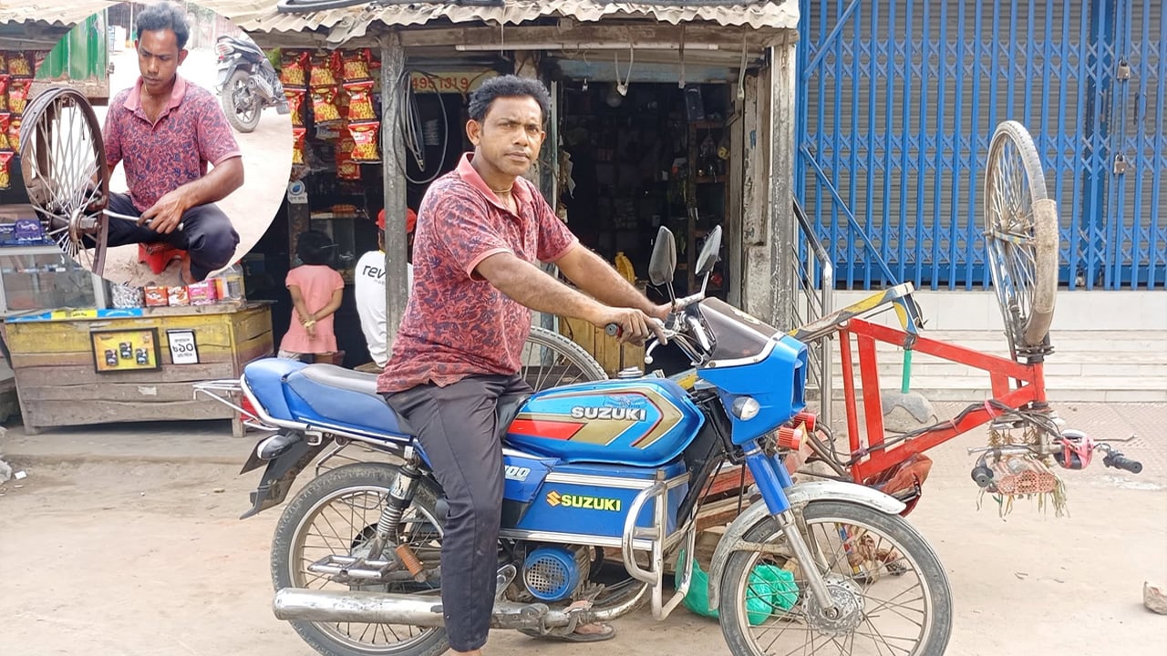 তেল ছাড়াই চলছে বাইক, ৫ টাকায় ১২০ কিমি