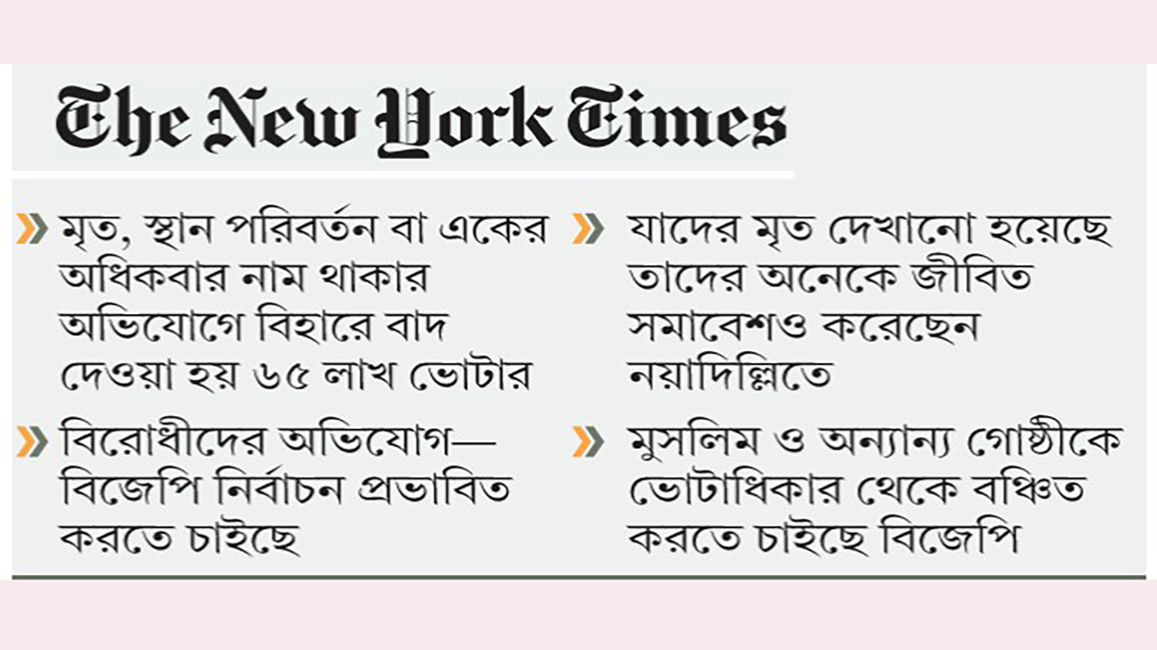 ভারতে নির্বাচনের স্বচ্ছতা নিয়ে অরাজক পরিস্থিতি