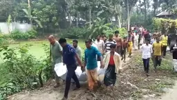 নিখোঁজের পরদিন হলুদ ক্ষেত থেকে ব্যবসায়ীর অগ্নিদগ্ধ লাশ উদ্ধার