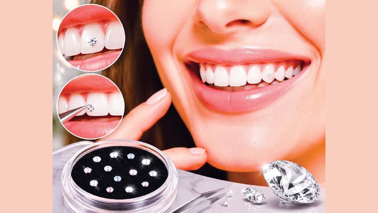 দাঁতের সৌন্দর্যে টুথ জুয়েলারি