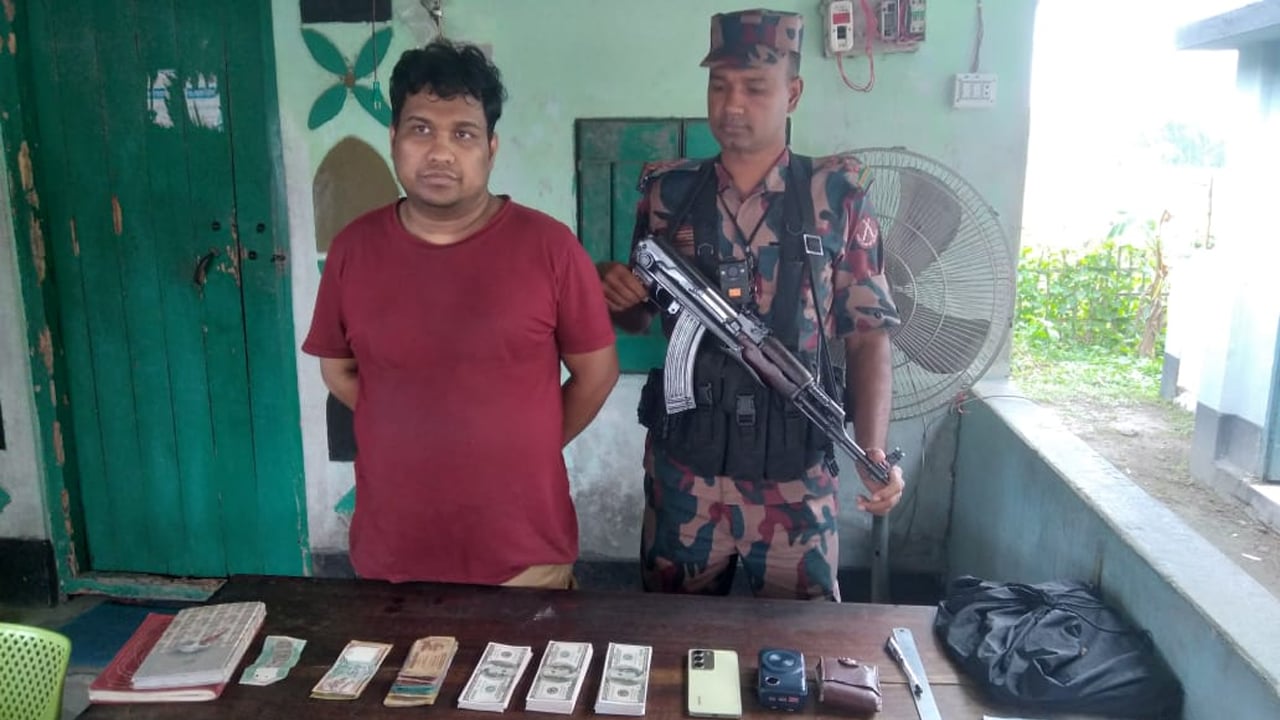 বাংলাবান্ধা স্থলবন্দরে ডলারসহ ভারতীয় নাগরিক আটক