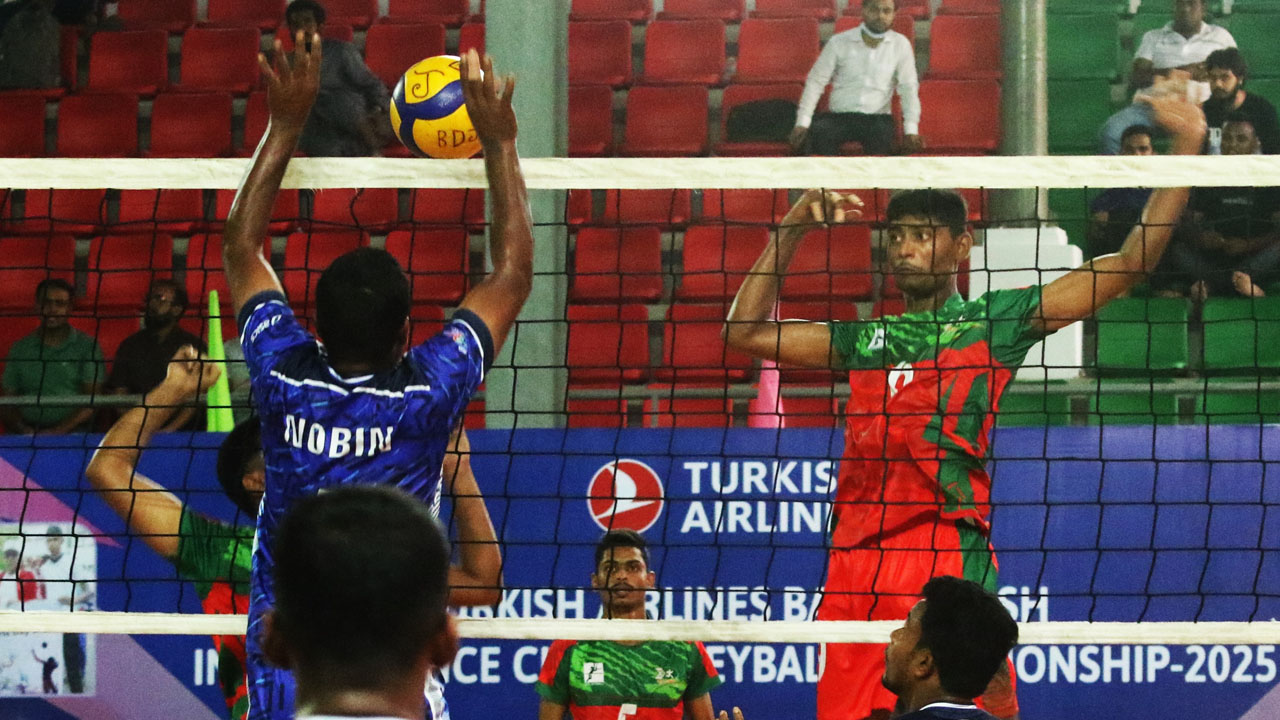 স্বাধীনতা কাপ ভলিবলের সেমিফাইনাল মঙ্গলবার