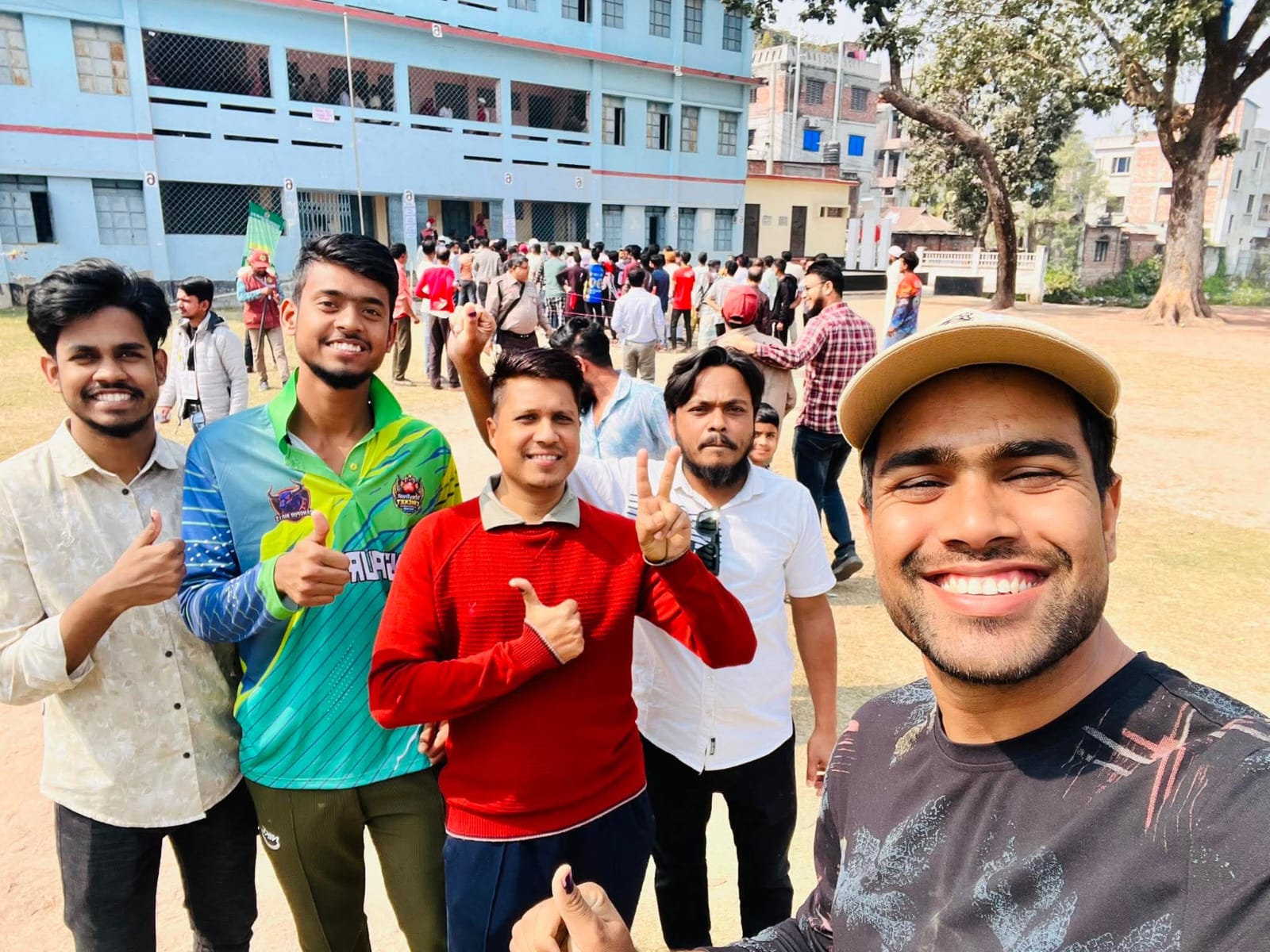 ভোট উৎসব আনন্দে ক্রীড়াবিদরা