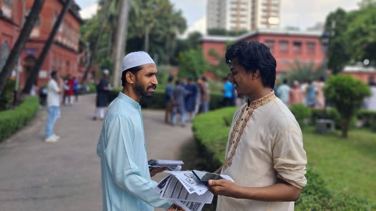 একাত্তরবিরোধী প্রার্থী নির্বাচিত হলে তা কলঙ্ক: ভিপি প্রার্থী নাইম