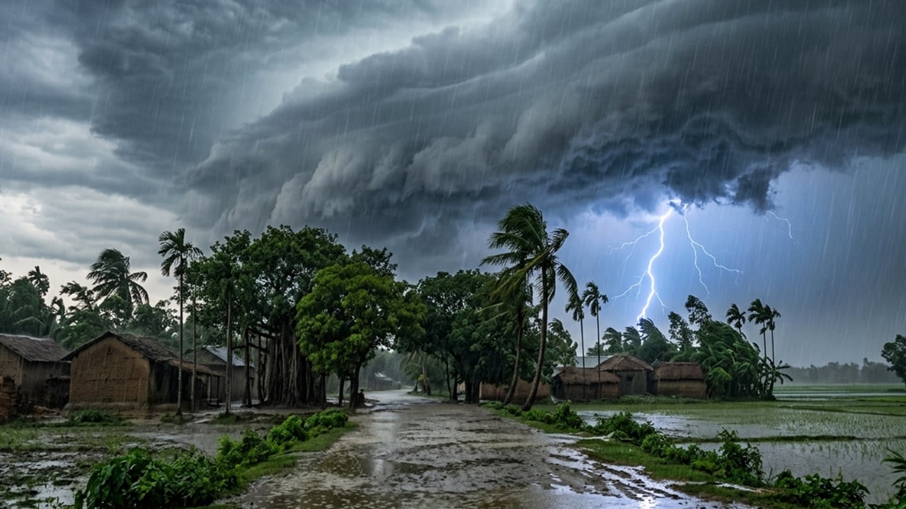 ঢাকাসহ ৭ অঞ্চলে ঝোড়ো হাওয়া ও বজ্রবৃষ্টির পূর্বাভাস