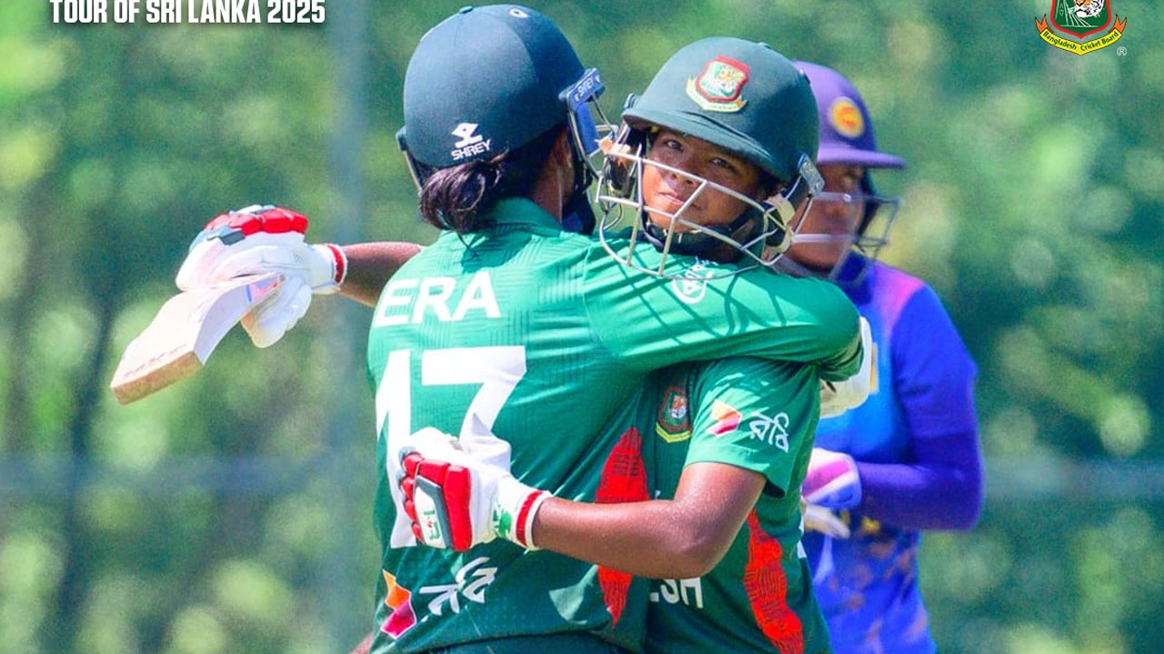 সিরিজে টিকে রইল মেয়েরা