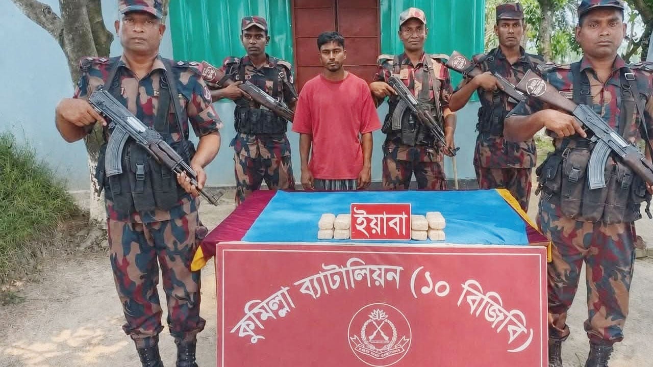 চৌদ্দগ্রামে ২০ হাজার পিস ইয়াবাসহ ছাত্রলীগ নেতা আটক
