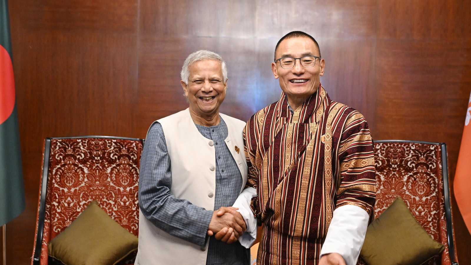 ভুটানের প্রধানমন্ত্রী-ড. ইউনূস বৈঠক