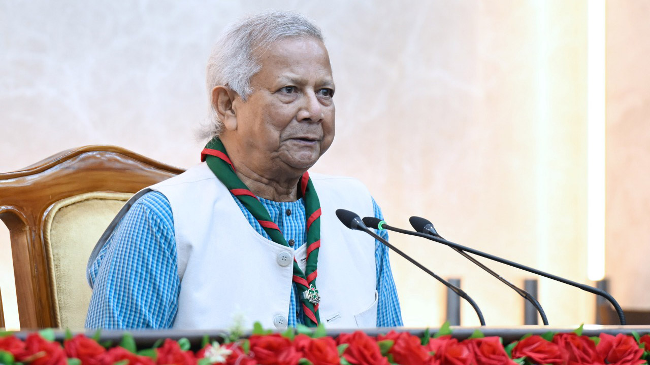 স্কাউটের অভিজ্ঞতা নিয়ে তরুণদের নতুন বিশ্ব গড়ার আহ্বান ড. ইউনূসের