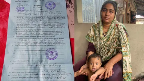 ১০ মাসের সন্তানকে নিয়ে স্বামীর বাড়িতে গিয়ে শুনলেন তালাক