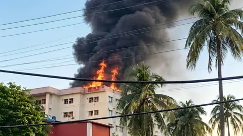 ময়মনসিংহ মেডিকেলে আগুন, পদদলিত হয়ে ৬ জনের মৃত্যু