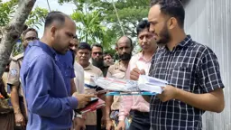 মদনে রোগাক্রান্ত গরুর মাংস বিক্রির অভিযোগ, কসাইকে জরিমানা