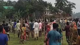 মিঠামইনে সালিশে বসার আগেই সংঘর্ষ, আহত ৩০