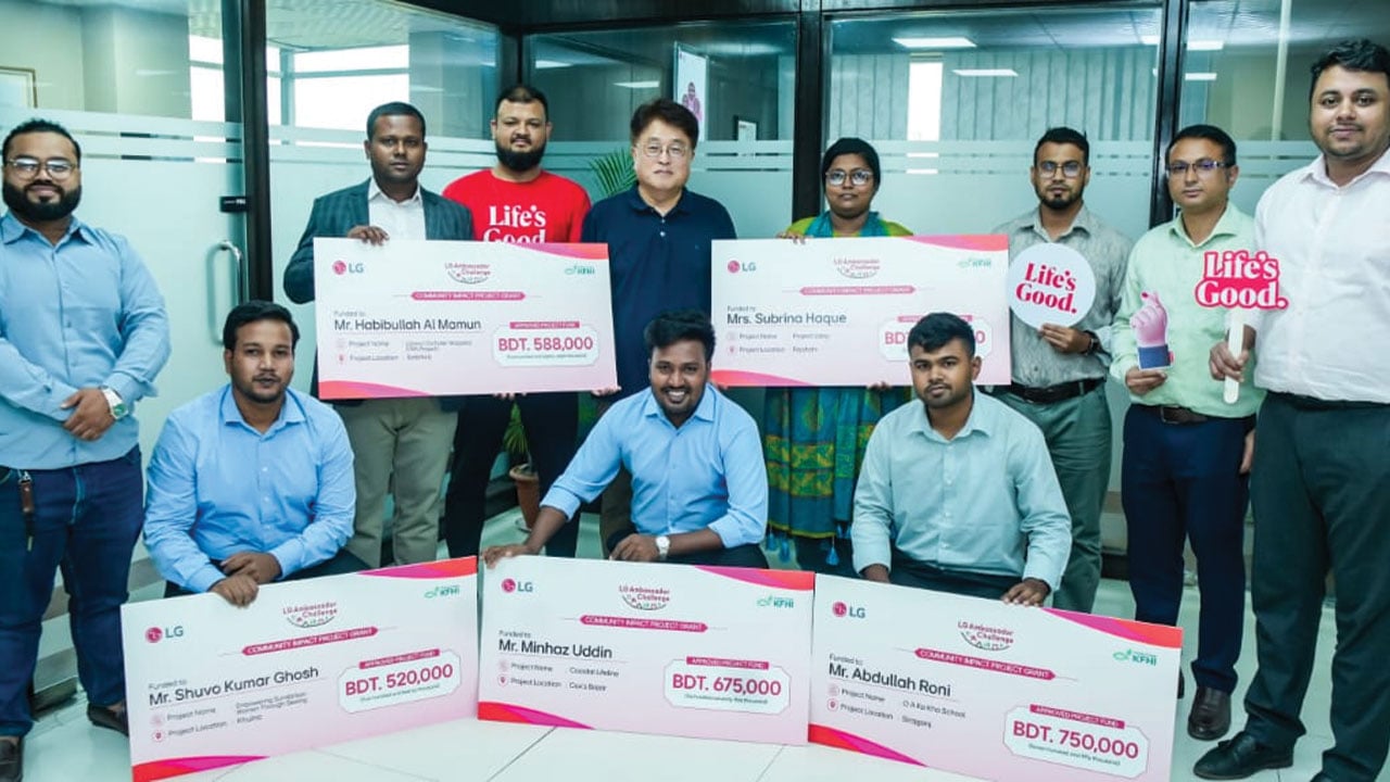 এলজি অ্যাম্বাসেডর চ্যালেঞ্জ ২০২৬: সামাজিক উন্নয়নে পাঁচ প্রকল্প বিজয়ী