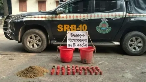 পাংশায় অবিস্ফোরিত ৪২ ককটেল উদ্ধার