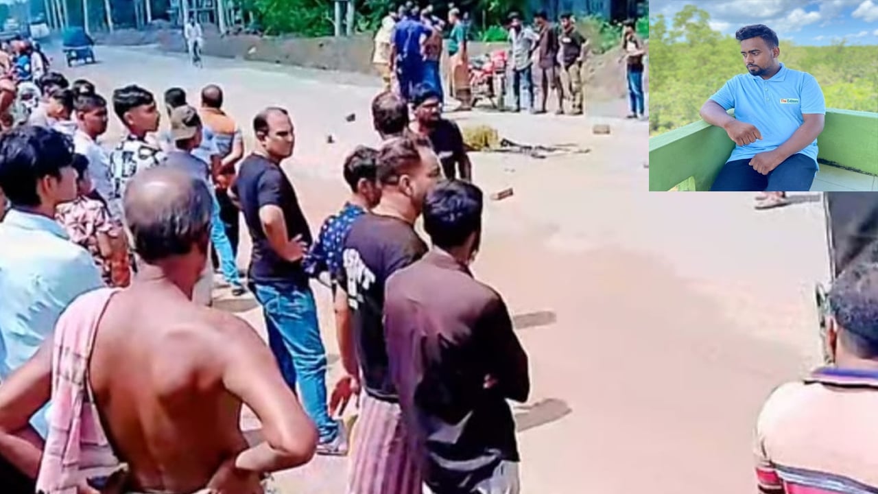 ট্রাকের ধাক্কায় হ্যামকো কোম্পানির ডেলিভারিম্যান নিহত
