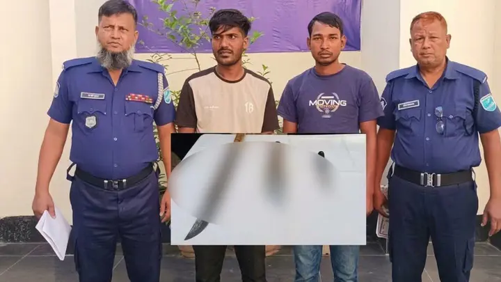 দেশীয় অস্ত্রসহ দুই ডাকাত গ্রেপ্তার, পুলিশ আহত