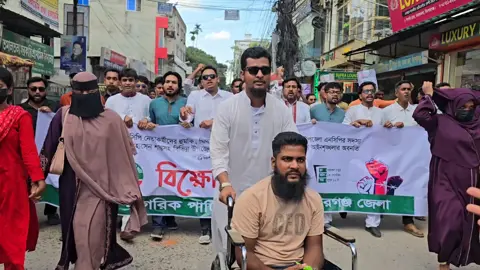 কিশোরগঞ্জে এনসিপির বিক্ষোভ মিছিল
