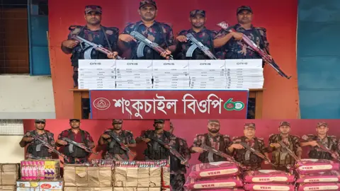 ৬৬ লাখ টাকার ভারতীয় মালামাল জব্দ

