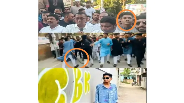 কুমিল্লায় ছাত্রদলের মিছিলে কিশোর গ্যাং লিডার তানজিম আব্দুল্লাহ, ভিডিও ভাইরাল