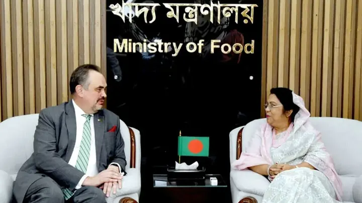নিরাপদ খাদ্য নিশ্চিতকরণে যুক্তরাষ্ট্রের কারিগরি সহায়তা চাইলেন খাদ্যমন্ত্রী