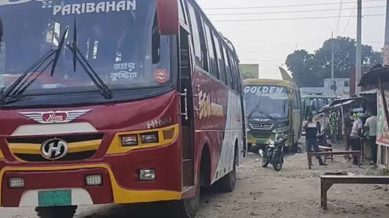 ২৯ আগস্ট থেকে আন্তঃজেলা বাস চলাচল বন্ধের ঘোষণা
