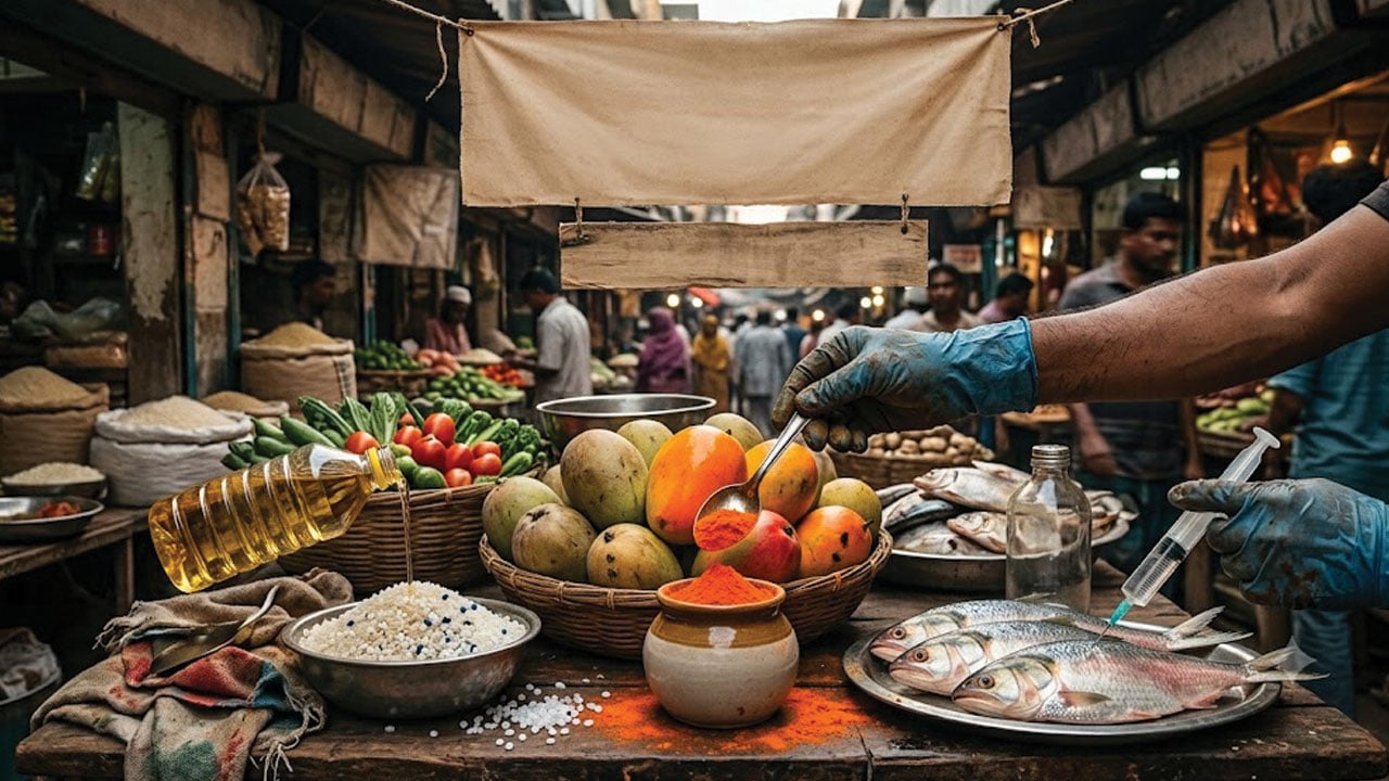 জনস্বাস্থ্যের নীরব ঘাতক ভেজাল খাদ্য