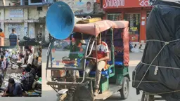 নেছারাবাদে মাইকিং করে ঝাটকা বিক্রি, নেই প্রশাসনের নজরদারি