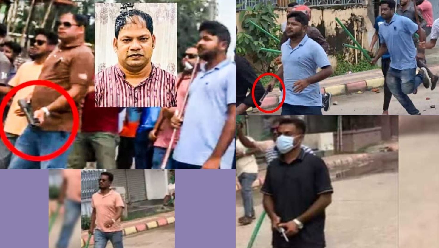 আগ্নেয়াস্ত্রের মহড়া দেওয়া অনেক আওয়ামী ক্যাডার এখনো অধরা