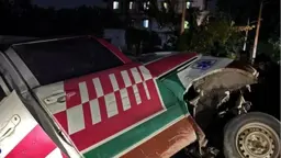 কুমিল্লায় ট্রেনের ধাক্কায় দুমড়ে-মুচড়ে গেল অ্যাম্বুলেন্স